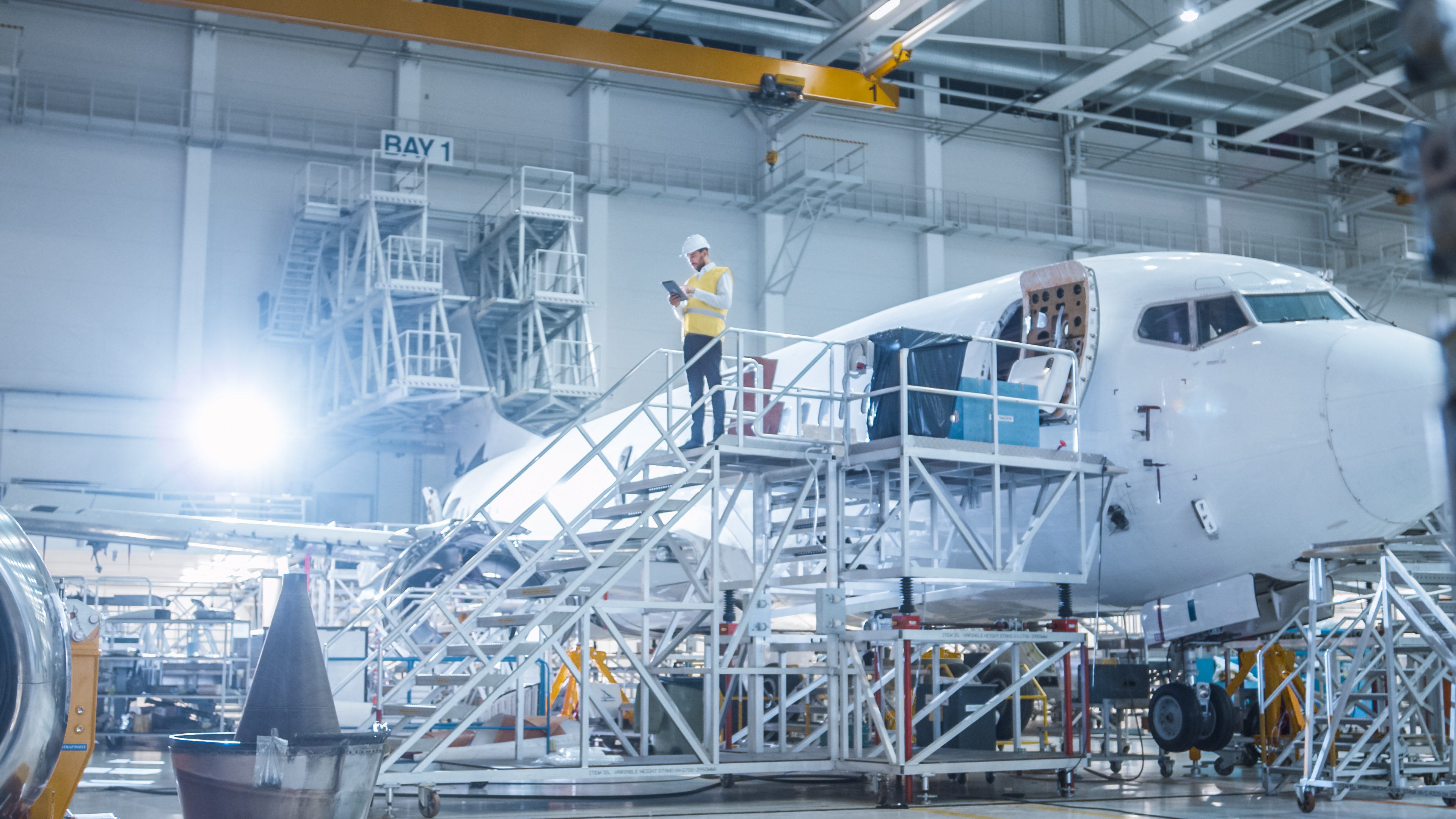 Base maintenance, or heavy maintenance, performed on an aircraft